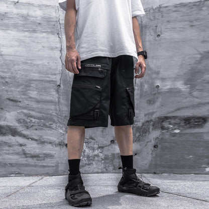 Shorts Utilitaires Techwear Urbains -  durable - Shorts Techwear Urbains Polyvalents et Ergonomiques