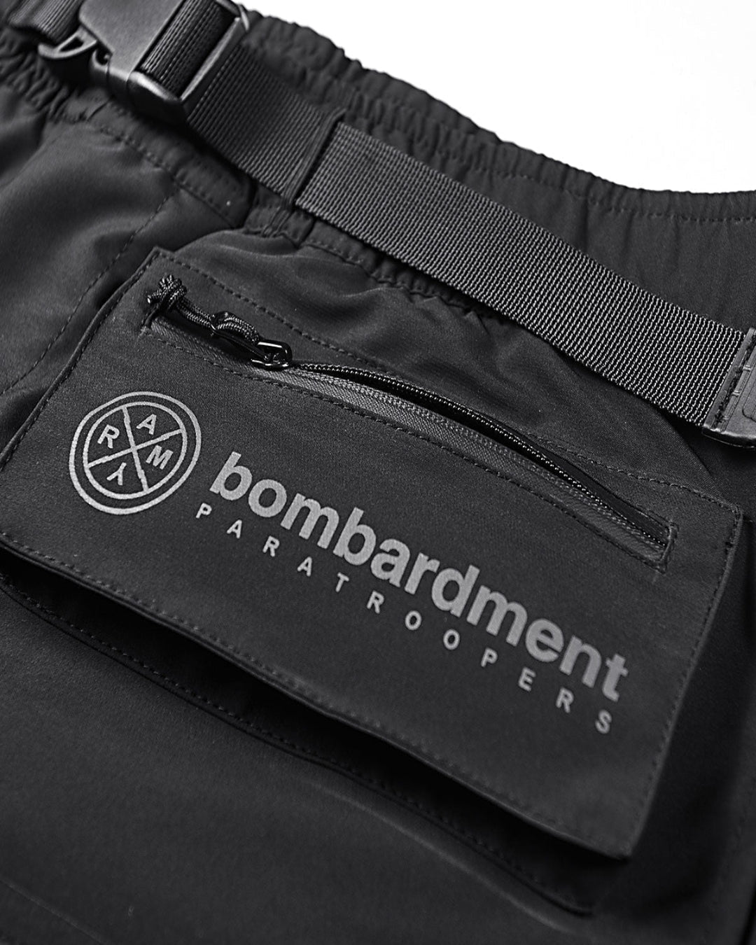 Shorts Utilitaires Urbains Polyvalents -  confort actif - Shorts Utilitaires Urbains en Noir pour Actifs
