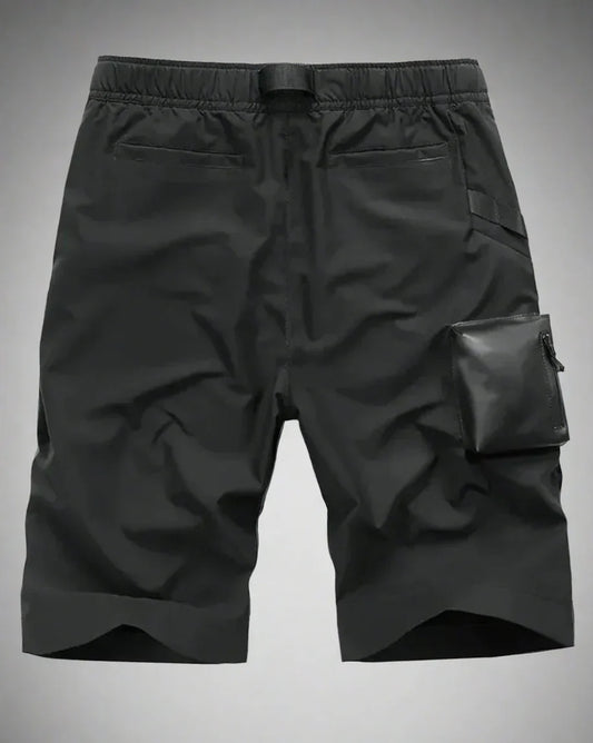 Shorts Utilitaires Urbains Polyvalents - shorts techwear - Shorts Utilitaires Urbains en Noir pour Actifs