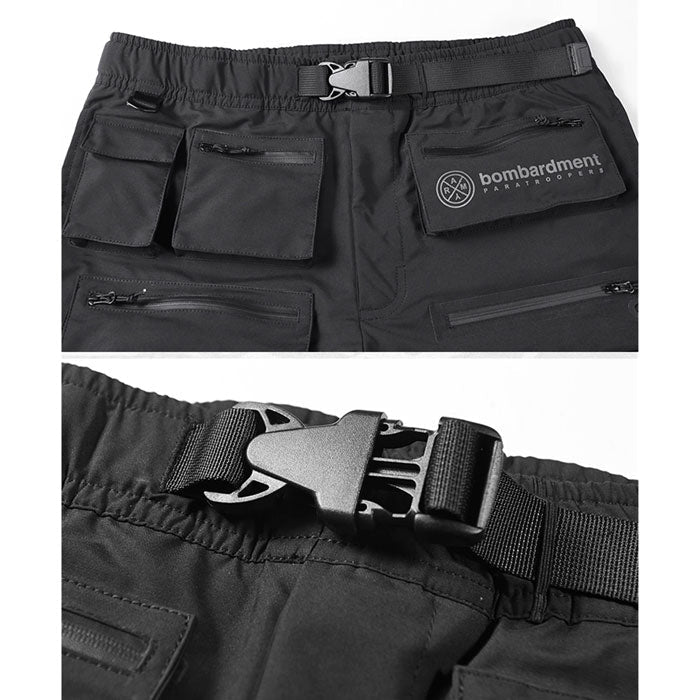 Shorts utilitaires urbains Techwear -  style minimaliste - Shorts urbains techniques alliant style et fonction