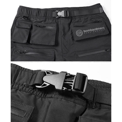 Shorts utilitaires urbains Techwear -  style minimaliste - Shorts urbains techniques alliant style et fonction