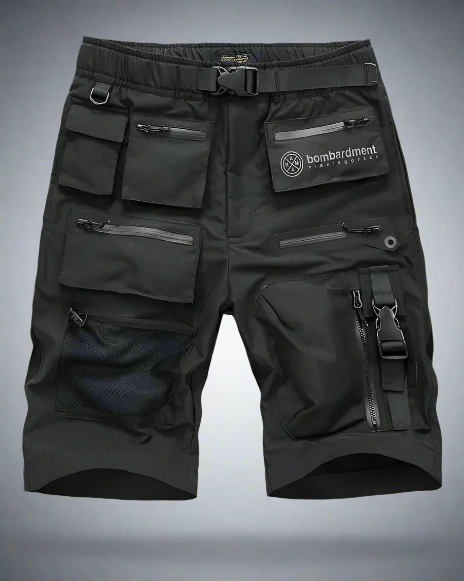 Shorts utilitaires urbains Techwear - shorts urbains - Shorts urbains techniques alliant style et fonction