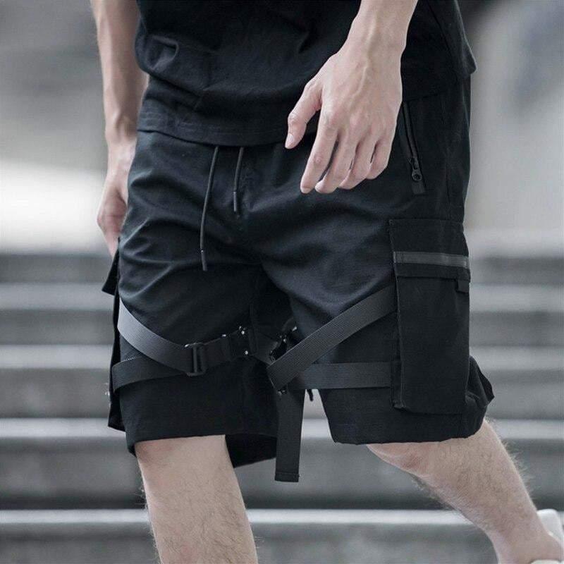 Shorts Utility Adaptables -  mode urbaine - Shorts Cargo Techwear Légers pour l'été
