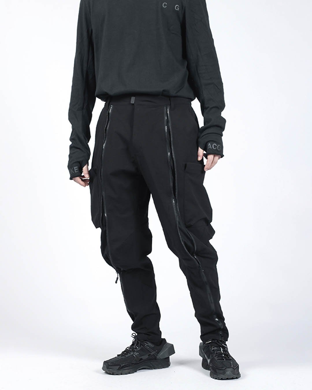 Pantalons de polyvalence zippés