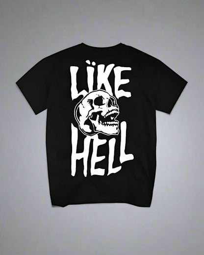 T-shirt Graphique Crâne Rebelle