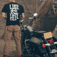 T-shirt Graphique Crâne Rebelle