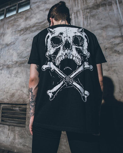 T-shirt Rock Crâne Rebelle