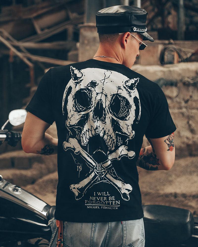 T-shirt Rock Crâne Rebelle