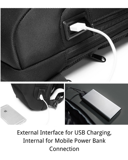 Sling Tech Multifonctionnel Ultime -  port usb - Sac à dos multifonctionnel avec port USB pratique