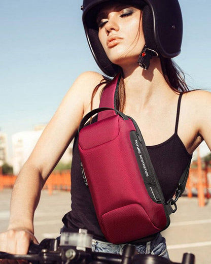 Sling Tech Multifonctionnel Ultime - sac à dos résistant - Sac à dos multifonctionnel avec port USB pratique