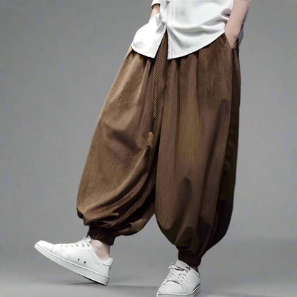 Pantalons Hakama Urbains Tendance