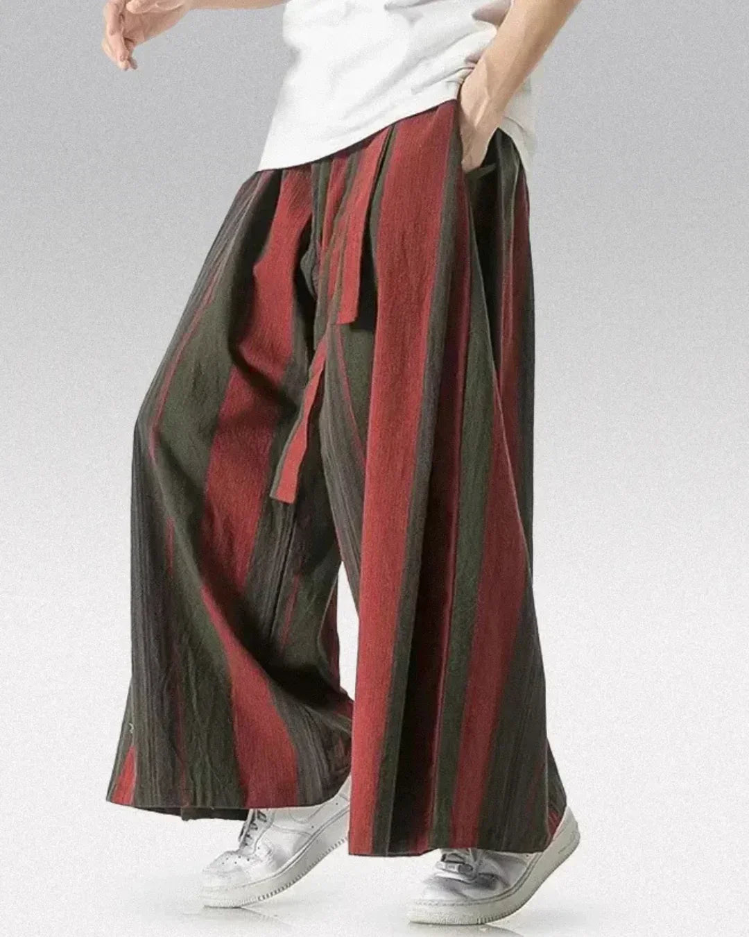Pantalon Palazzo Rayé Chic