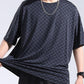 Haut d'été à motif damier élégant