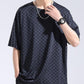 Haut d'été à motif damier élégant