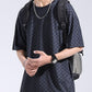 Haut d'été à motif damier élégant