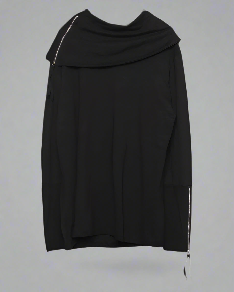 Sweat à Capuche Col Montant Douillet -  vêtements chauds - Sweat à Capuche Col Montant pour un Confort Douillet