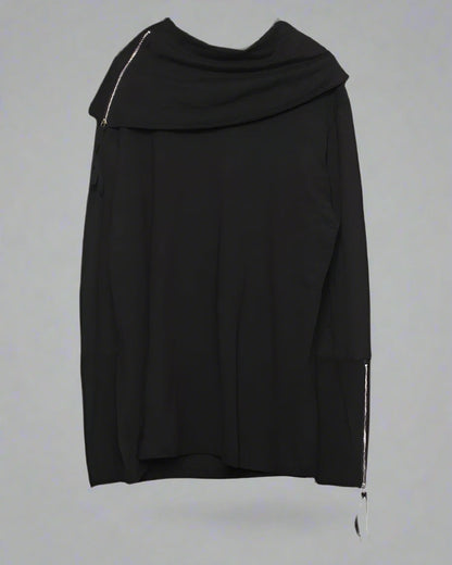 Sweat à Capuche Col Montant Douillet -  vêtements chauds - Sweat à Capuche Col Montant pour un Confort Douillet