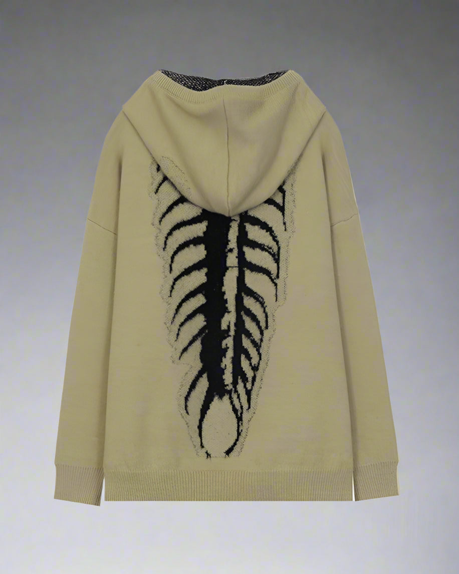 Sweat à capuche crâne urbain audacieux -  audacieux - Sweat à capuche urbain audacieux pour un style moderne