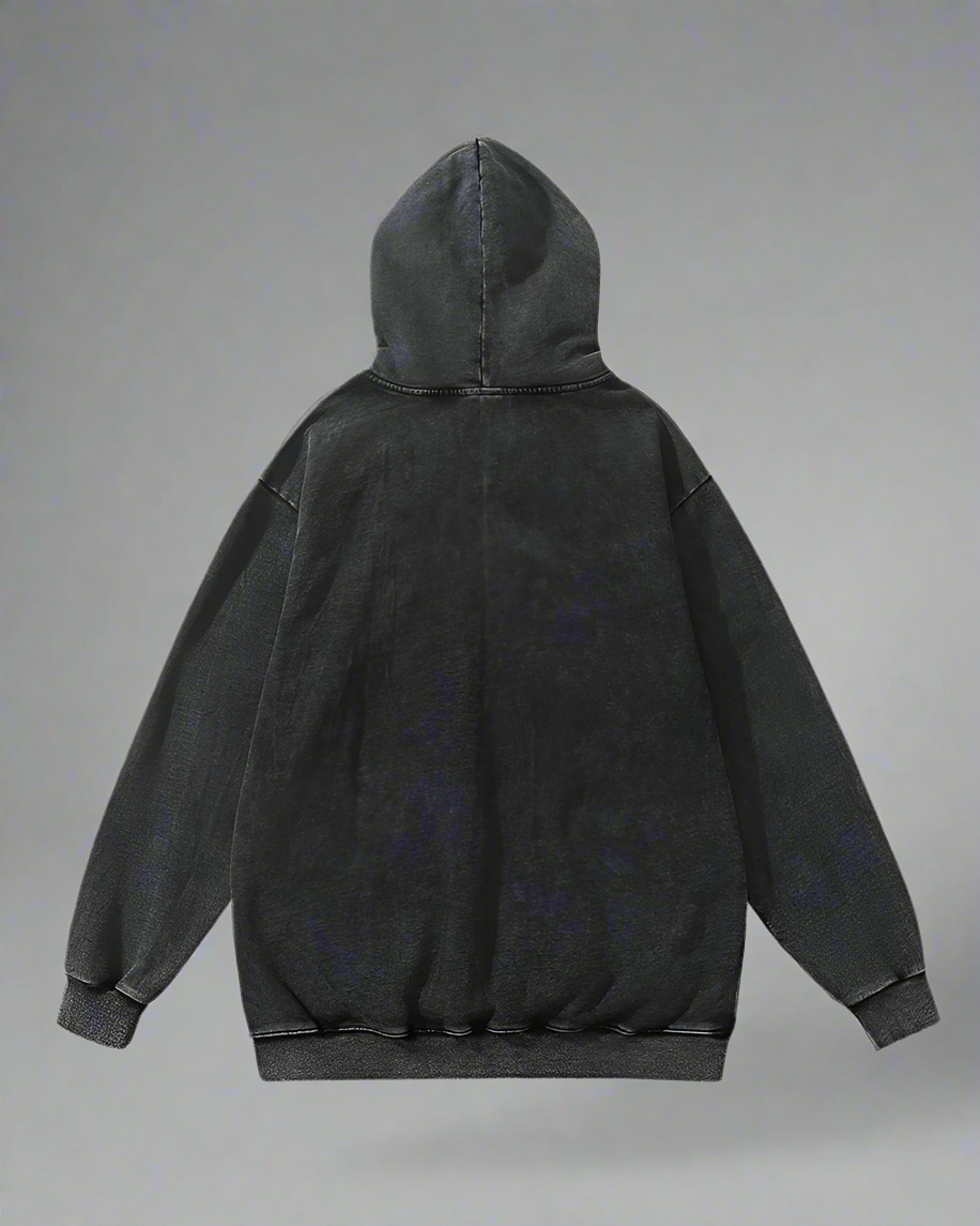“Sweat à capuche graphique crâne tendance” -  noir - Sweat à capuche graphique crâne élégant et tendance