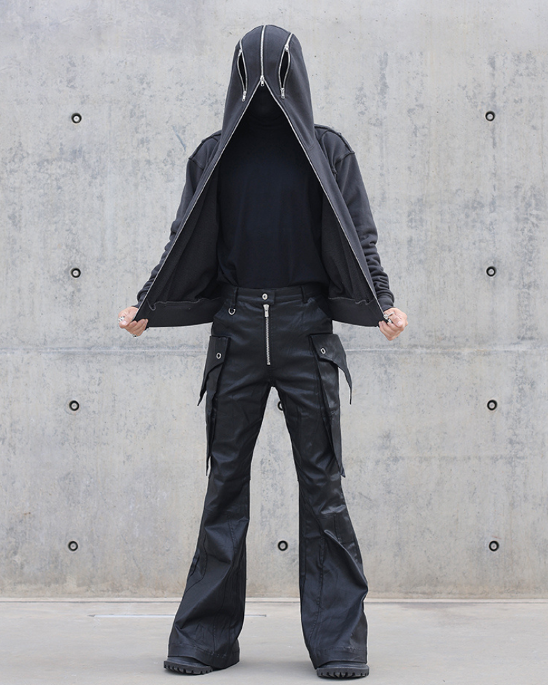 Sweat à Capuche Masqué Chic de Ville -  vêtement streetwear - Sweat à Capuche Masqué Chic pour un Style Urbain