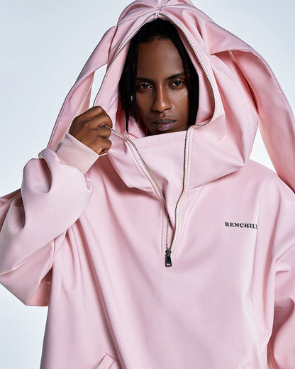 Sweat à Capuche Oreilles de Lapin Confortables -  vêtements d'hiver - Sweat à Capuche Oreilles de Lapin pour Hiver Confortable