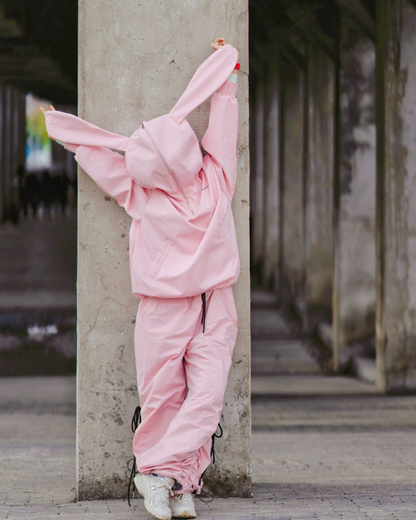 Sweat à Capuche Oreilles de Lapin Confortables -  mode techwear - Sweat à Capuche Oreilles de Lapin pour Hiver Confortable