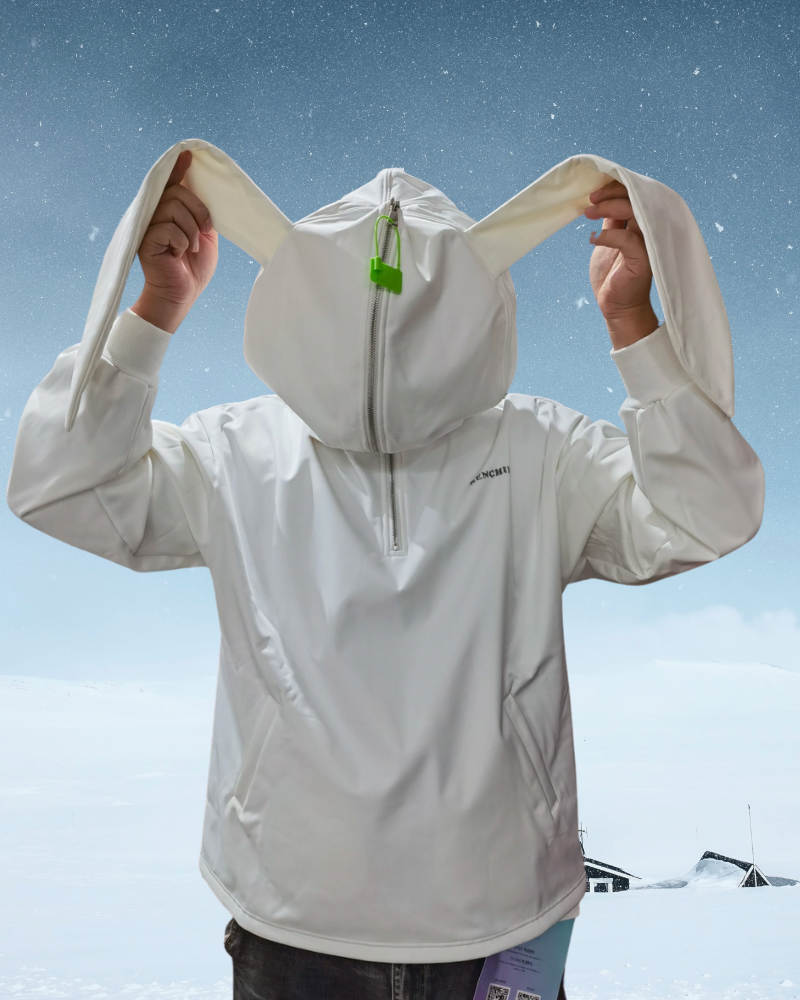 Sweat à Capuche Oreilles de Lapin Confortables -  hiver - Sweat à Capuche Oreilles de Lapin pour Hiver Confortable