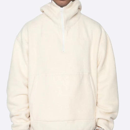 Sweat à Capuche -  sherpa - Sweat à capuche sherpa unisexe pour un style Y2K