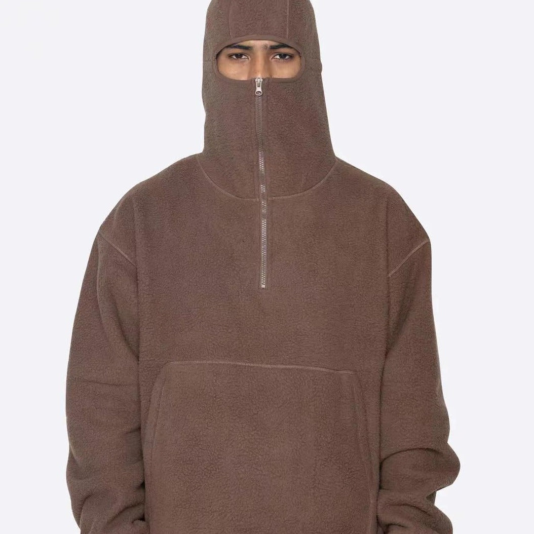 Sweat à Capuche -  style rétro - Sweat à capuche sherpa unisexe pour un style Y2K