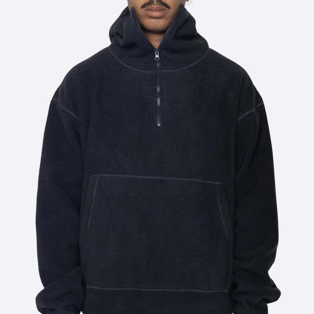 Sweat à Capuche -  unisexe - Sweat à capuche sherpa unisexe pour un style Y2K