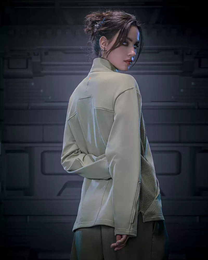 Sweat à Col Roulé Futuriste -  sweat cyberpunk - Sweat à Col Roulé Cyberpunk au Style Futuriste