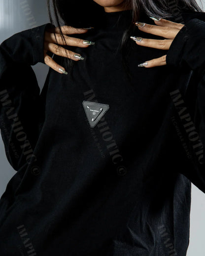 Sweat-shirt Chic à Manches Longues pour Tous les Jours -  unisexe - Sweat-shirt Chic à Manches Longues pour un Confort Quotidien