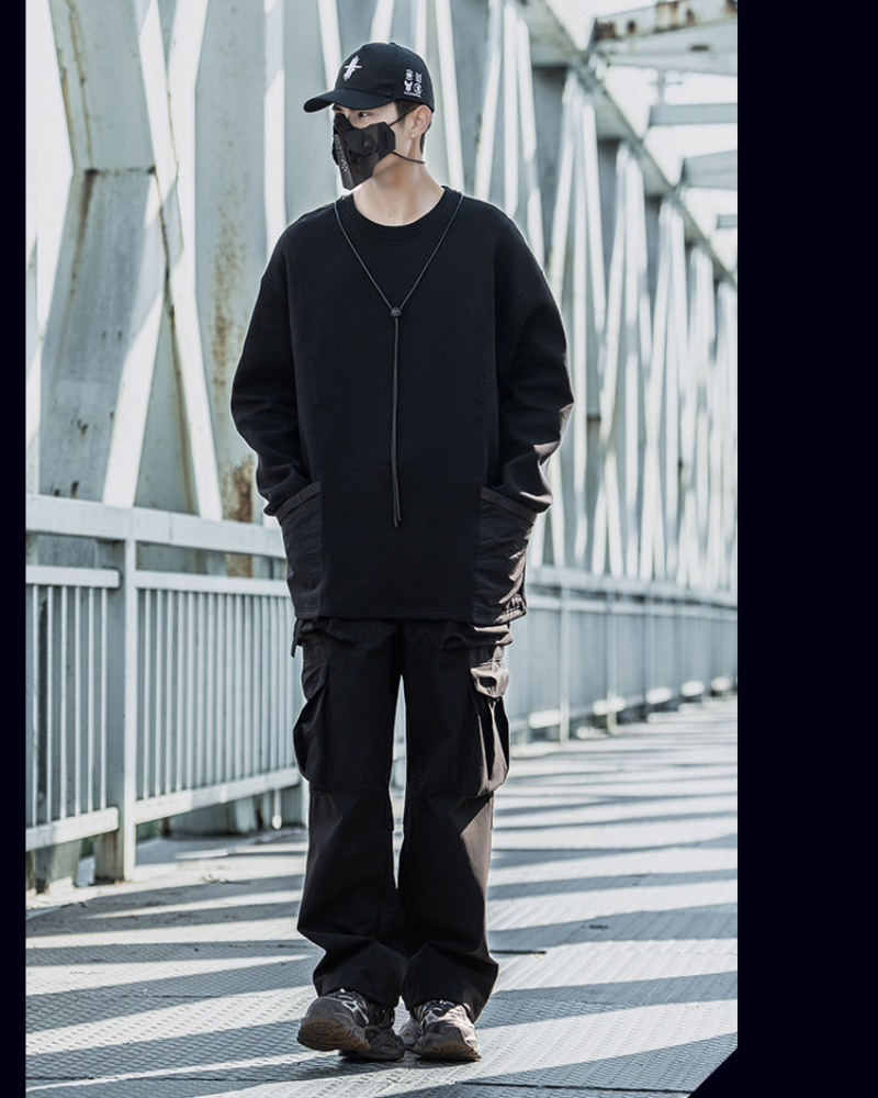 Sweat-shirt urbain unisexe tendance -  vêtements homme femme - Sweat-shirt urbain unisexe confortable et tendance