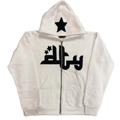 Sweatshirt avec Écriture Arabe -  streetwear - Sweatshirt avec Écriture Arabe pour un Style Unique