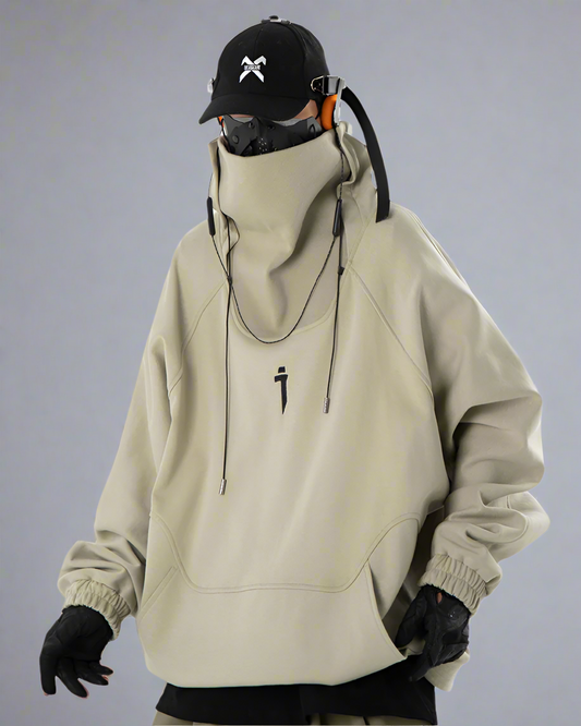 Sweatshirt Futuriste Oversized Chic - style décontracté - Sweatshirt Futuriste Oversized Chic pour un style moderne