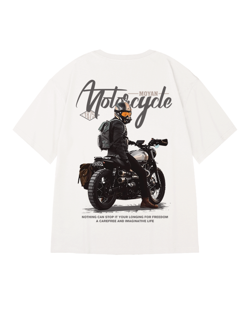 T-shirt Biker Oversized Intrépide -  techwear - T-shirt Biker Oversized au Style Urbain