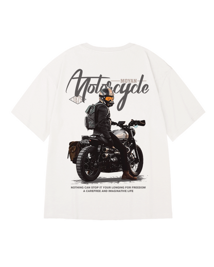 T-shirt Biker Oversized Intrépide -  techwear - T-shirt Biker Oversized au Style Urbain