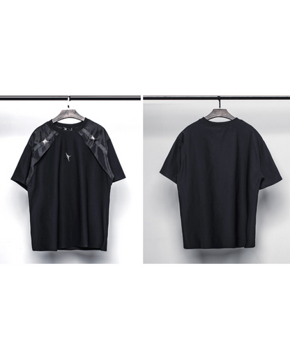 T-shirt à couches tendance -  vêtements en polyester - T-shirt à couches tendance pour un look stylé