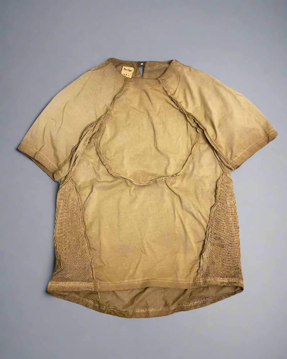 T-shirt Court Design Chic Bat - t-shirt - T-shirt court chic en coton orange pour un look moderne