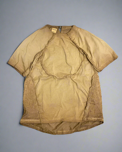 T-shirt Court Design Chic Bat - t-shirt - T-shirt court chic en coton orange pour un look moderne