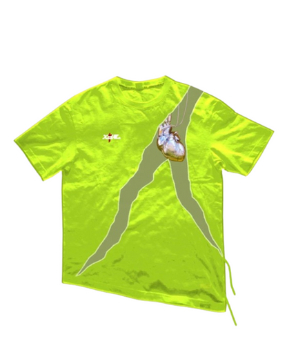 T-shirt Cœur Mécanique Futuriste -  esthétique cyberpunk - T-shirt Cœur Mécanique au Style Cyberpunk