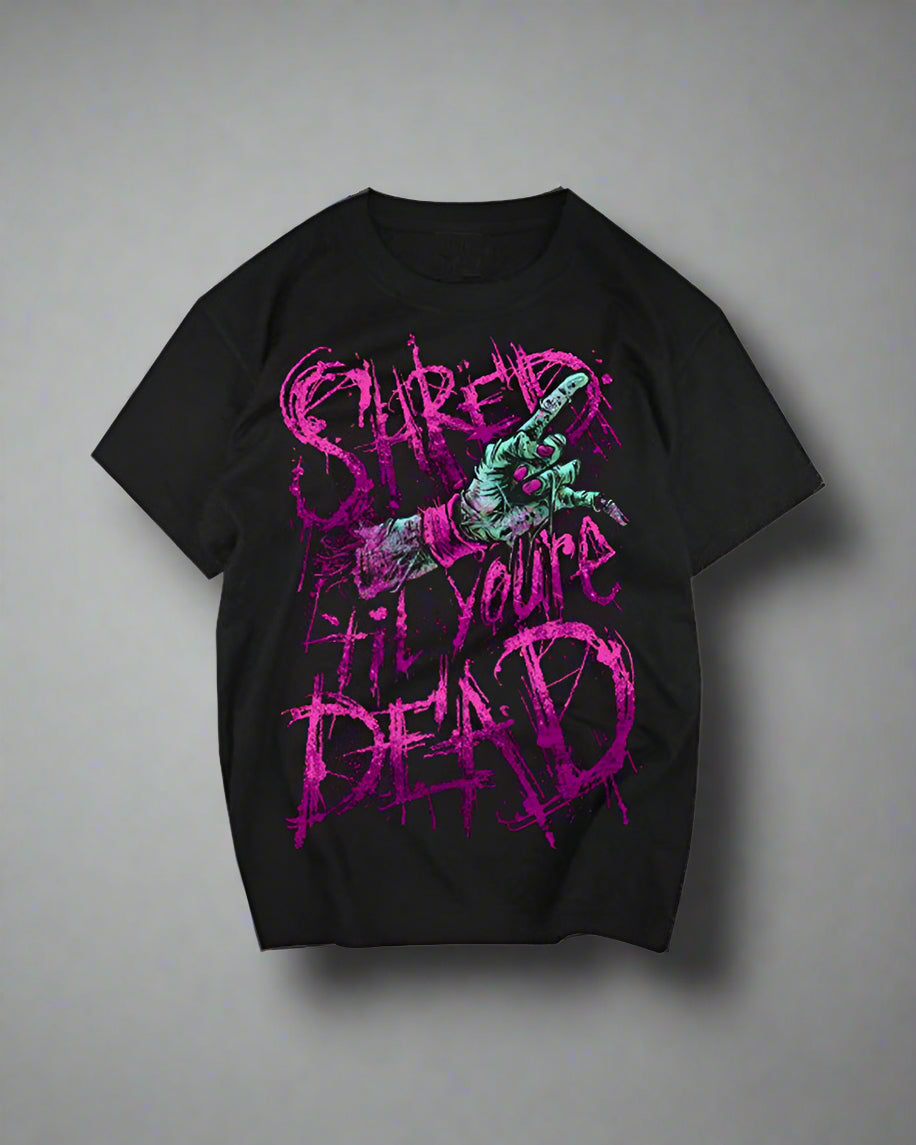 T-shirt de Moto Gothique Rebel Spirit -  techwear - T-shirt de Moto Gothique en Noir pour un Style Unique