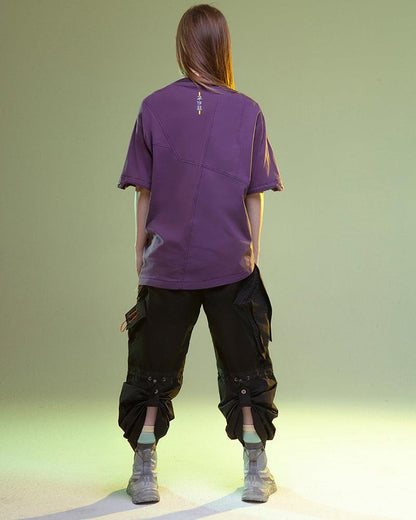 T-shirt de Poche Cyberpunk Révolutionnaire -  t-shirt en coton - T-shirt Cyberpunk en Coton pour un Style Urbain