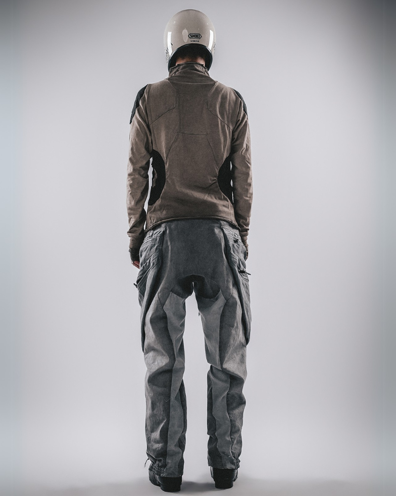 T-shirt en coton usé rétro -  look décontracté - T-shirt rétro en coton usé au style unique