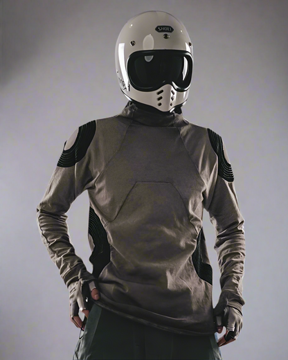 T-shirt en coton usé rétro - t-shirt - T-shirt rétro en coton usé au style unique