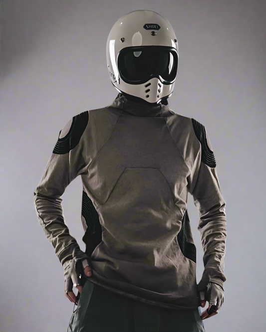 T-shirt en coton usé rétro - t-shirt - T-shirt rétro en coton usé au style unique