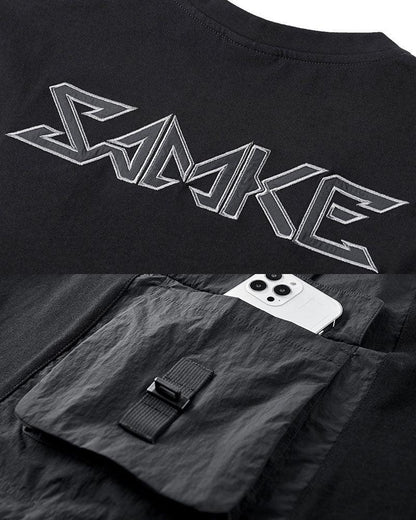 T-shirt Esprit Samouraï Futuriste -  design - T-shirt samouraï futuriste en tissu léger et confortable