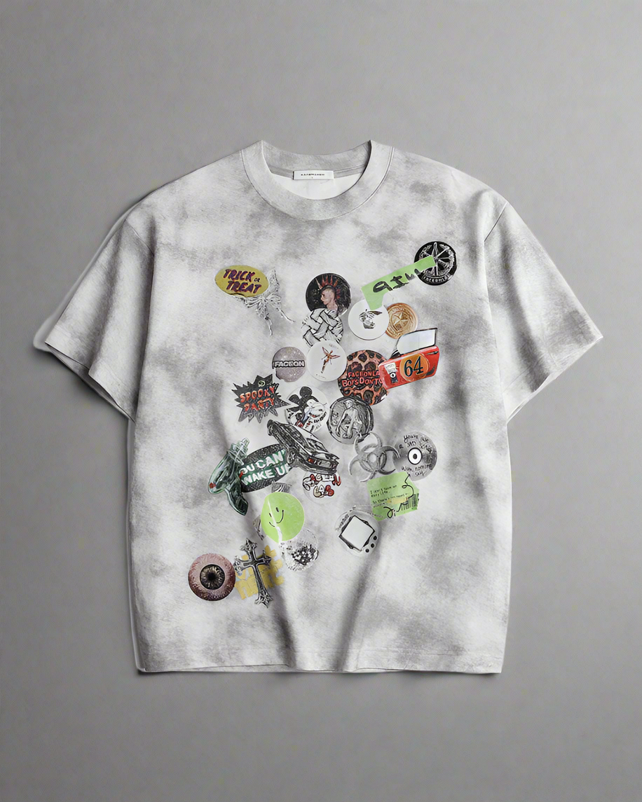 T-shirt Graffiti Vibes Urbaines -  confort quotidien - T-shirt Graffiti Vibes Urbaines au style décontracté