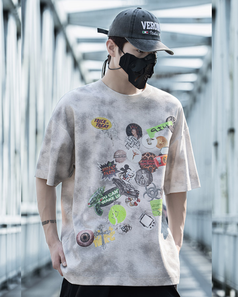 T-shirt Graffiti Vibes Urbaines - t-shirt unisexe - T-shirt Graffiti Vibes Urbaines au style décontracté