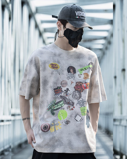 T-shirt Graffiti Vibes Urbaines - t-shirt unisexe - T-shirt Graffiti Vibes Urbaines au style décontracté
